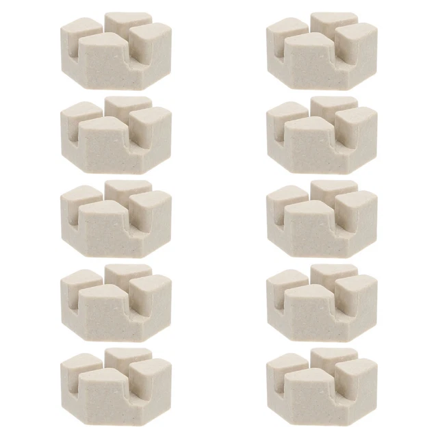 Aquarium Ceramic Coral Holder Coral Frag Plate Base Coral Bracket Ceramic