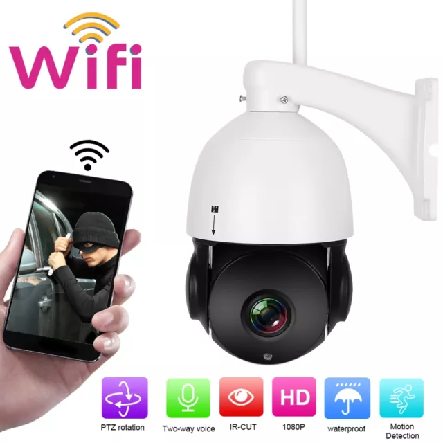 4.5in 1080P Outdoor Waterproof 30x Zoom WIFI PTZ Camera For 100-240V(A OBF