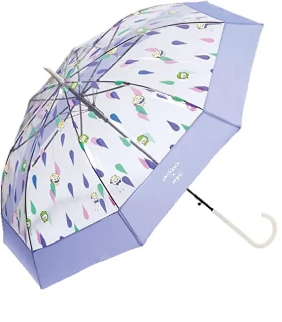 Wpc. Rain Umbrella Chikawa Vinyl Umbrella Raincoat Pattern 6... Ships from Japan
