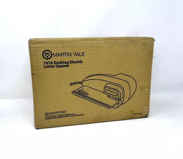 Martin Yale Desktop Electric Letter Opener Model 1616 High Speed TESTED