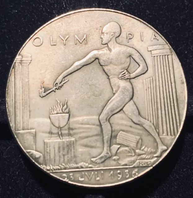 XI. Olympia 1936 Berlin Souvenirmedaille 2