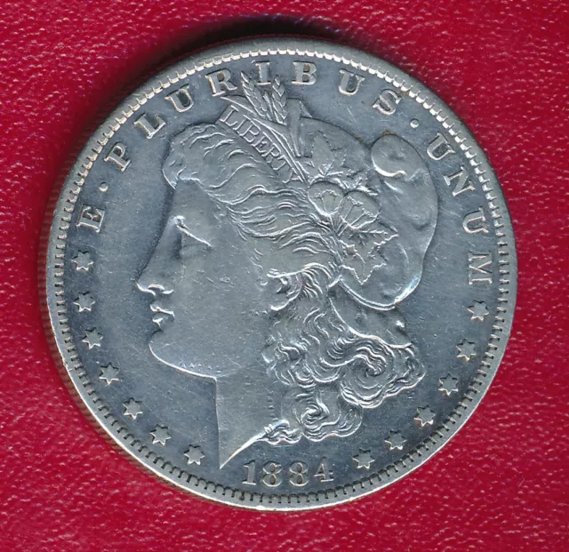 1884-S Morgan Silver Dollar **Very Nice Lightly Circulated** Free Shipping!!