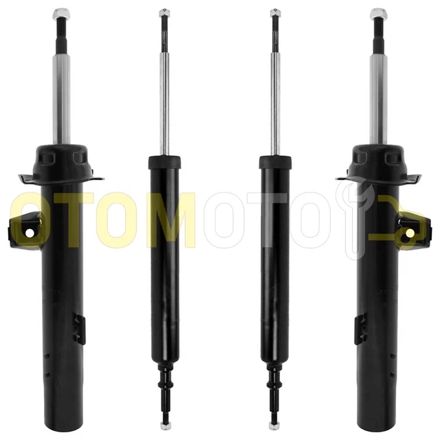 Kit Amortisseurs à Gaz BMW Série 1 E81 E82 E87 E88 - Avant & Arrière, Soufflets, Coupelles, Butées - Neuf
