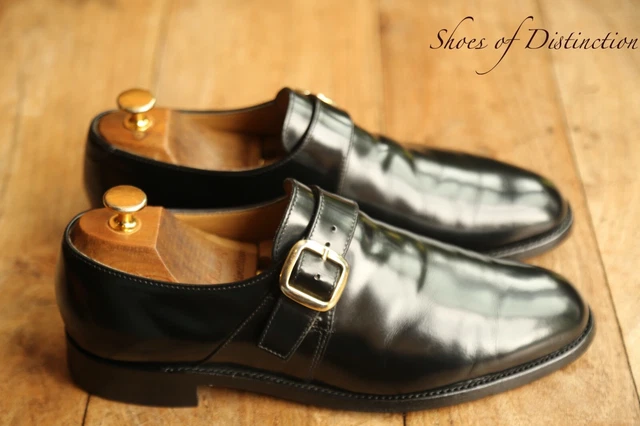 LOAKE 204 BUCKLE Monk Shoe Black Leather Shoes Size 7 UK 69.00 PicClick UK
