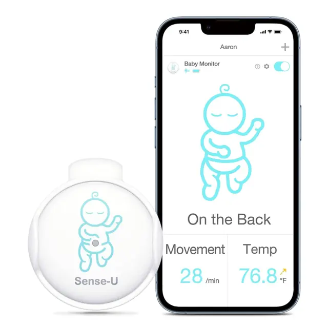 Smart Baby Abdominal Movement Monitor - Tracks Baby'S Abdominal Movement, Temper