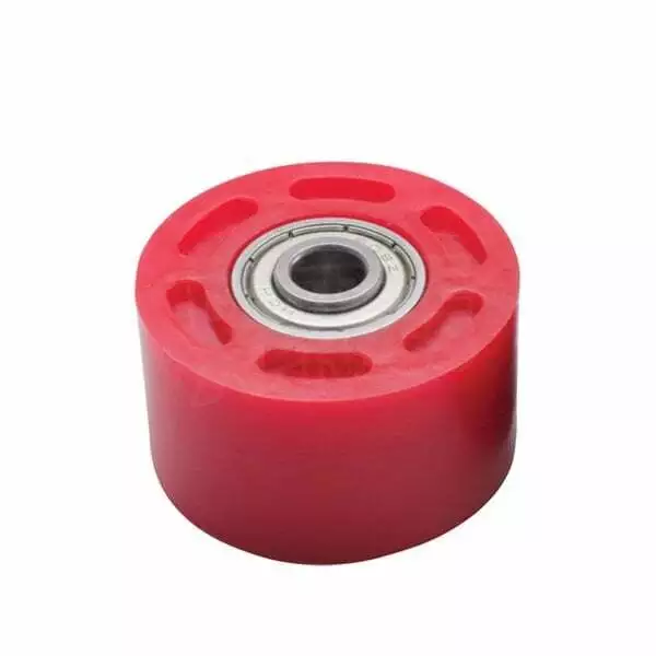 DRC Universal Motocross MX Fahrrad Ketten Roller - 32mm - Rot