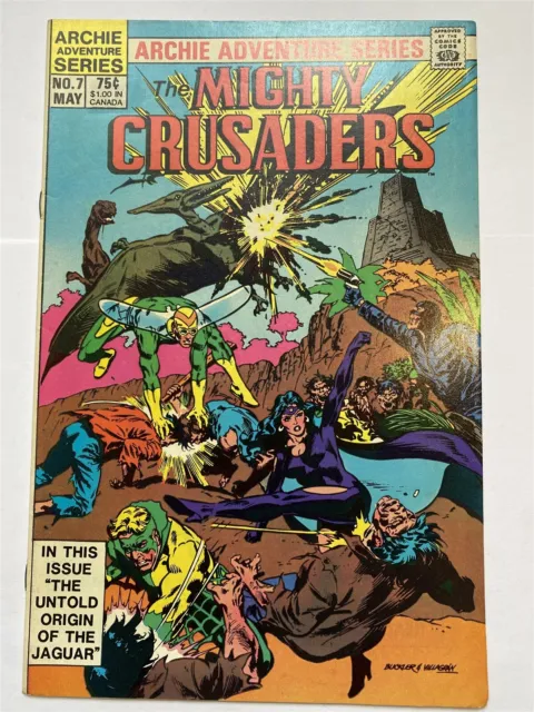 THE MIGHTY CRUSADERS #7 Archie Adventures Comics 1984 VF