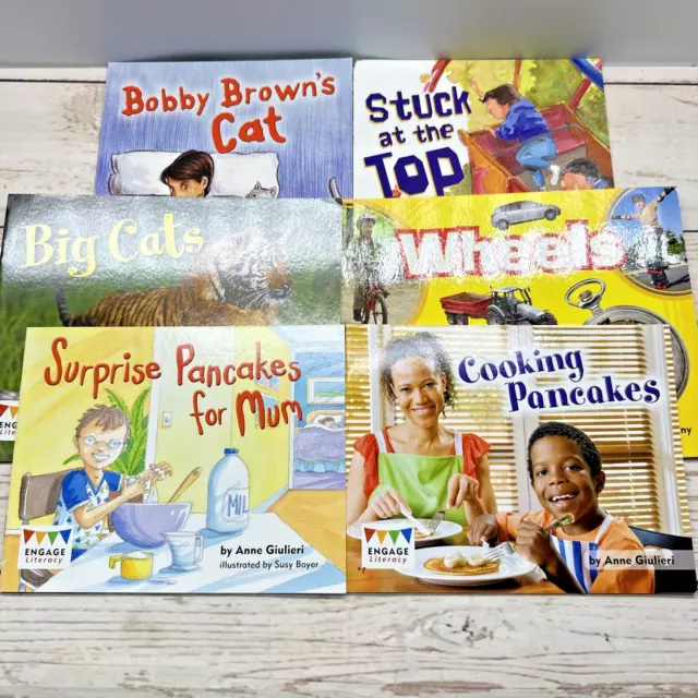 Engage literacy Home School Guided Reading x6 Book Bundle Mixed Level Library