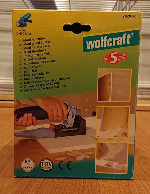 FLACHDÜBELFRÄSE WOLFCRAFT MULTI-HOLZFRÄSE 2920000 Schattenfugenfräse ...