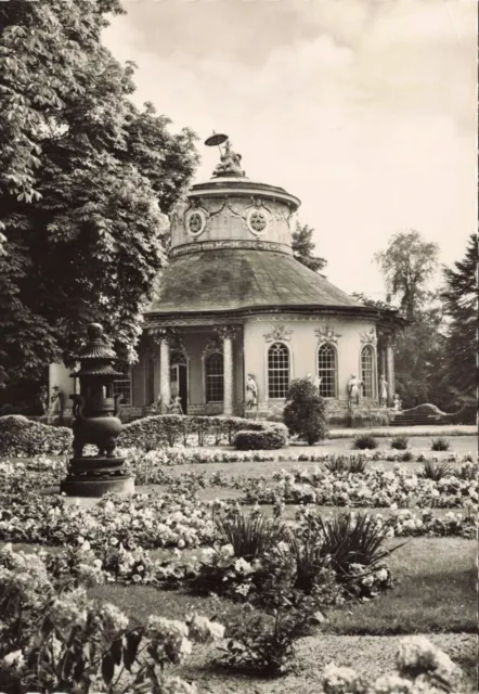 Potsdam - Sanssouci - Teehaus - Brandenburg, - Ansicht Postkarte, gelaufen 1966