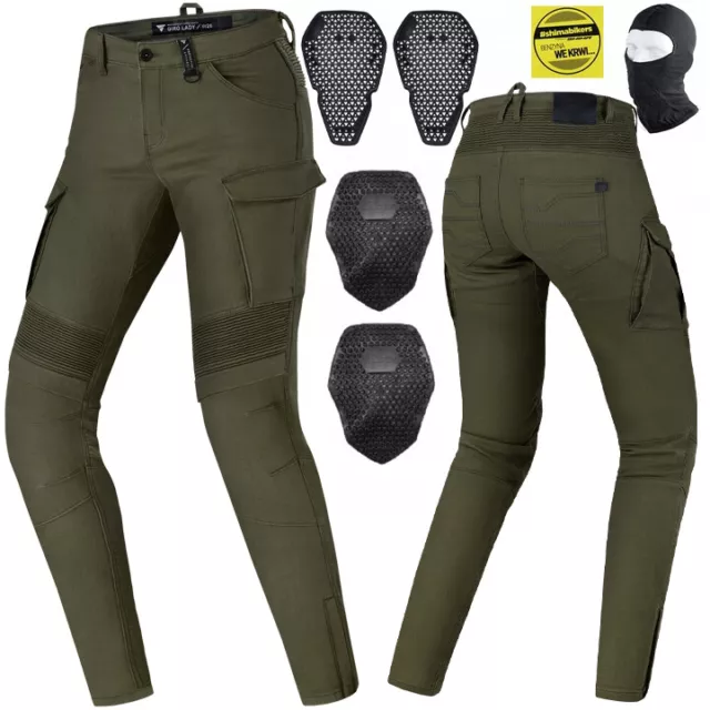 Motorrad Hose | SHIMA GIRO 2.0 | Motorradhose mit Protektoren Damen Textil 24-34