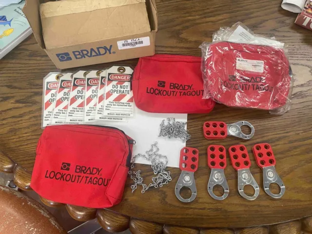 Brady Portable Lockout tag out kit.