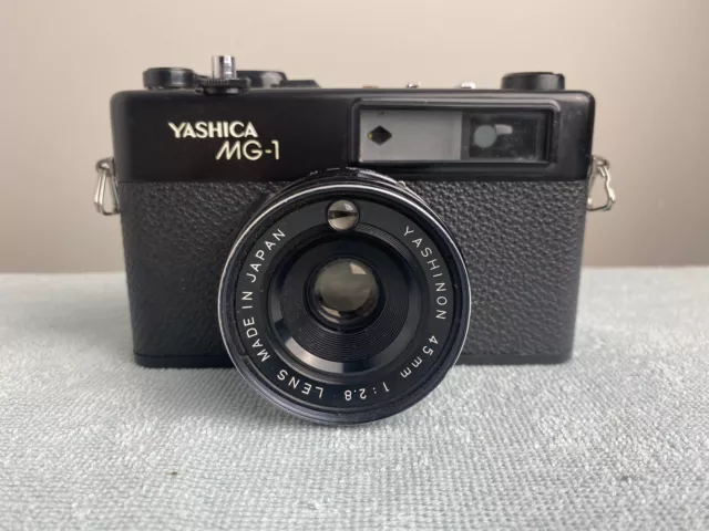 Yashica MG-1 35mm Camera W/ Yashinon 45mm 1:2.8 Lens