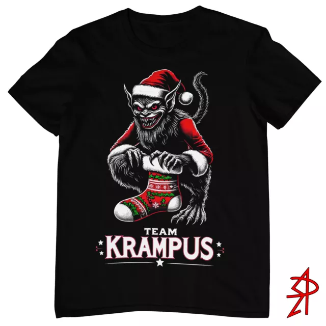 T-Shirt Krampus Anti Weihnachten fällt aus Team Krampus  Geschenkidee Lustig No2