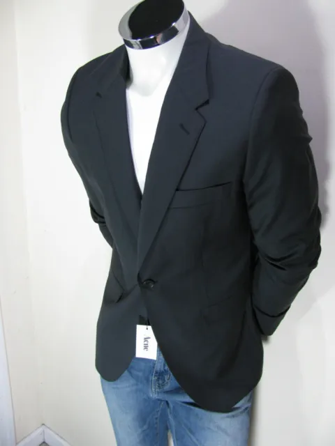 Acne Studios Blazer Mens 38 Black Wool Sport Coat Slim Fit Suit Jacket NWT $559