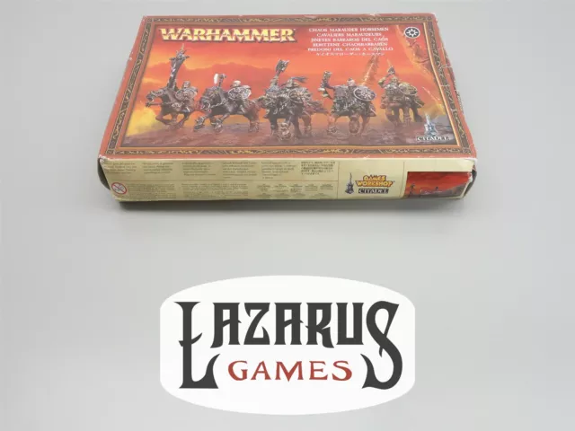 Warhammer FB Warriors Chaos AoS Slaves Darkness - Marauder Horsemen (oop NiB)