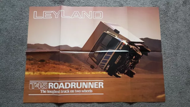 Leyland T45 Roadrunner Truck Sales Brochure Poster