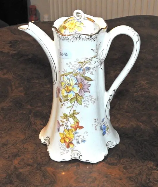 Ludwig Wessel Imperial Bonn Germany back stamp coffee pot c.1875 to 1910
