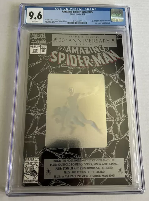 Amazing Spider-Man #365 CGC 9.6 Marvel Comics