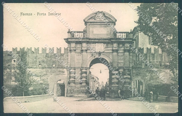 Ravenna Faenza Porta Imolese Modiano 165 STRAPPO cartolina JK1935