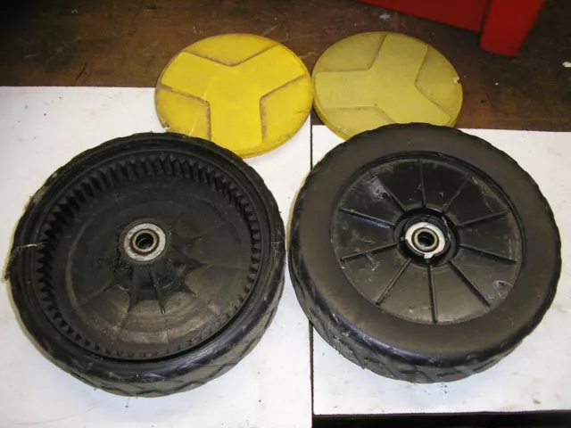 Wolf lawn top mower wheels