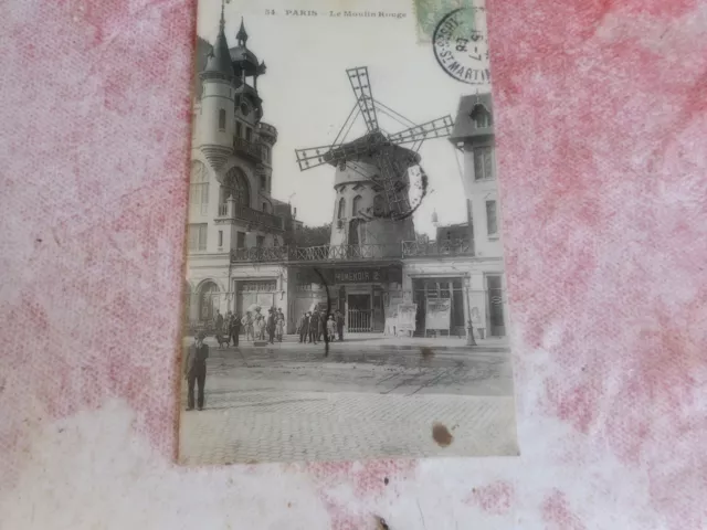 Cpa  Paris   Le Moulin Rouge