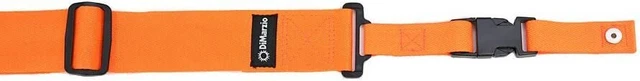 DiMarzio 2" Nylon ClipLock Guitar Strap, Neon Orange