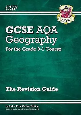 GCSE 9-1 Geography AQA Revision Guide (with Online Ed) by CGP Books (Paperback,