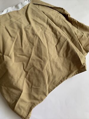 Falda de cama Ralph Lauren talla doble bronceada sólida sarga de 14"" algodón clásico marrón