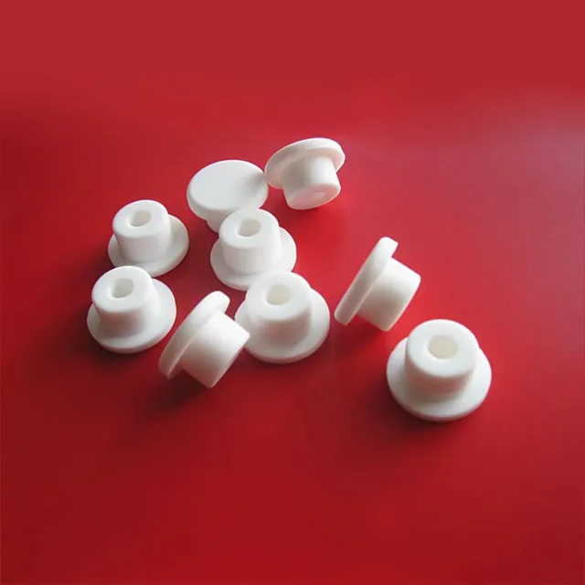 Hollow Hole Plug Silicone Rubber Blanking End Cap Tube Seal Plug White 15~37.6mm