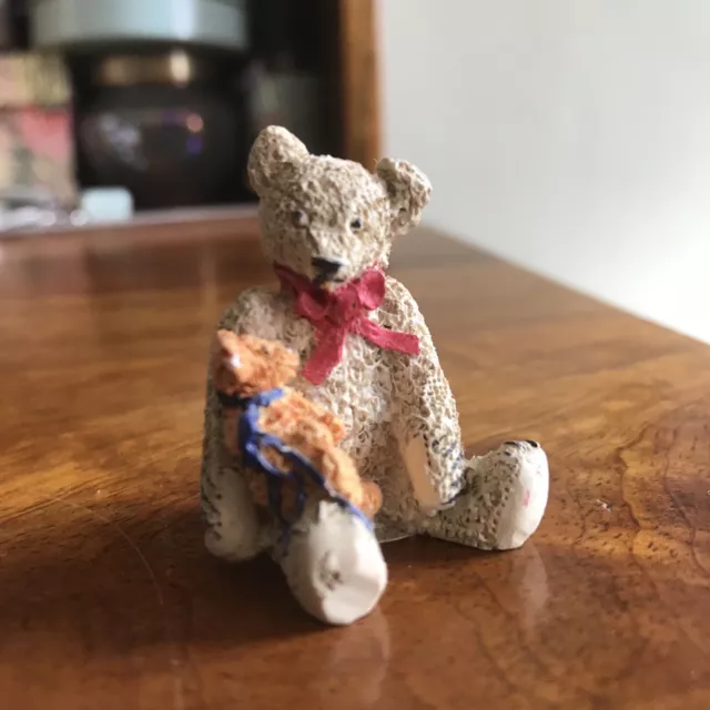 peter Jager 1990 Hand painted  ceramic bear