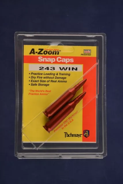 A-Zoom Snap Caps for 243 Winchester Azoom #12223