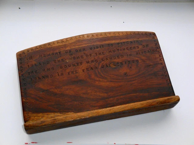 Rare Antique Vintage Pipe Rack Pitcairn Island By Fred M Christian 1883-1971