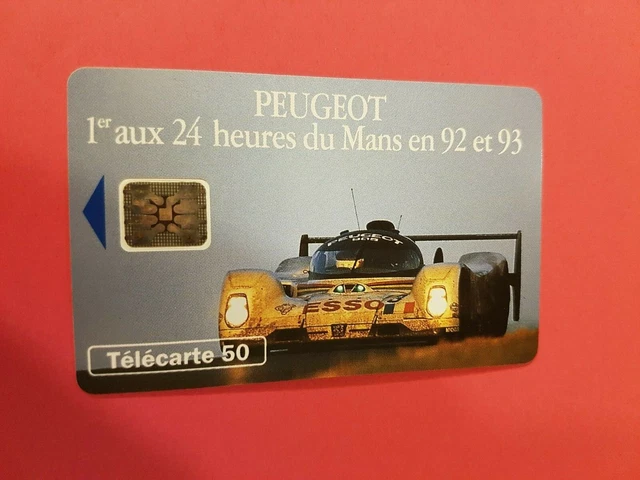 Card Telephone - Peugeor - 1er Aux 24 Heures Du Mans IN 92