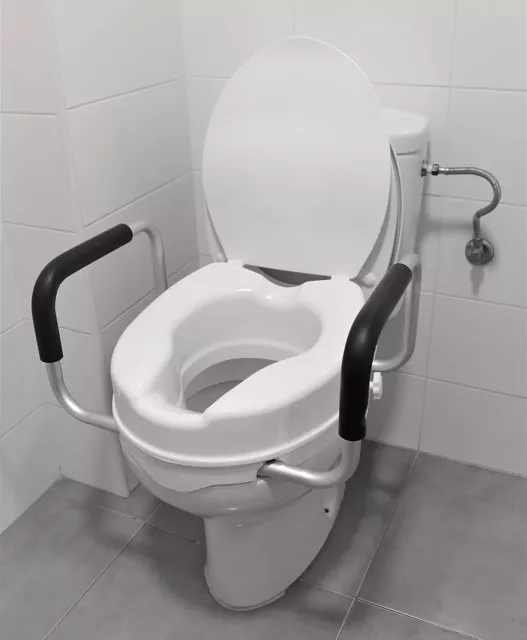 Toilet Seat with Handles 4 Inch Toilet Seat Riser Hip Knee Surgery Amazon £59