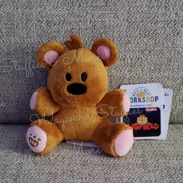 BUILD A BEAR 2024 Garfield Pooky Bear Plush Wristie