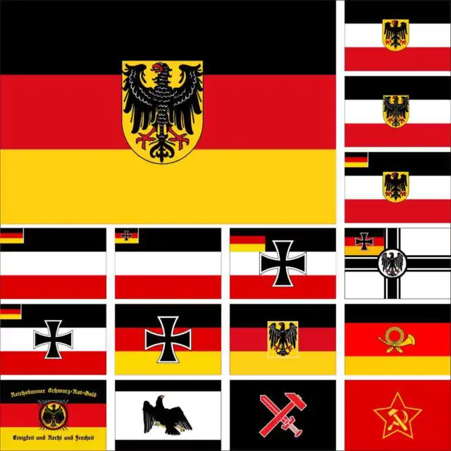 Germany Weimar Republic Flag Merchant Reich War Marine Naval Jack President KPD