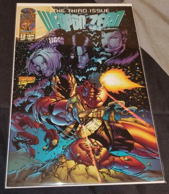 Weapon Zero #T-1, T-2, T-4, & #0 (Image Comics/Top Cow 1995) 2