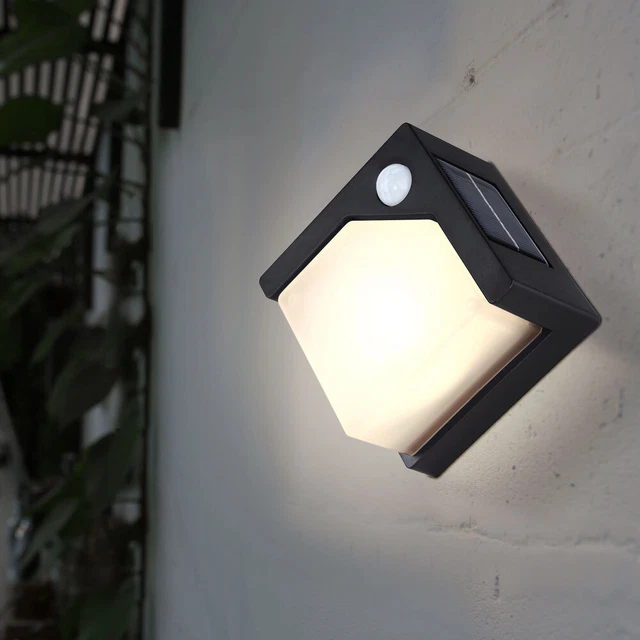 Lampada Solare Esterna Con Sensore Di Movimento 155 LED - Faretti Divisi Angolo 270°, IP65, 3 Modalità, Per Giardino - 4