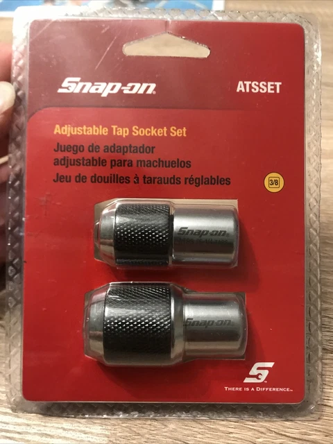 2Pcs Tap Socket Set, 3/8 Drive Adjustable Efficient Tap Sockets, Tap Holder Tool For Taps, Reamers, Screw Extractors