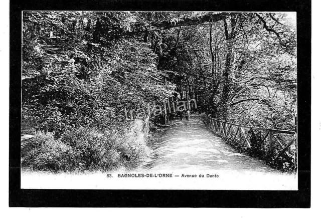 cpa 61 BAGNOLES-de-L'ORNE - Avenue du Dante