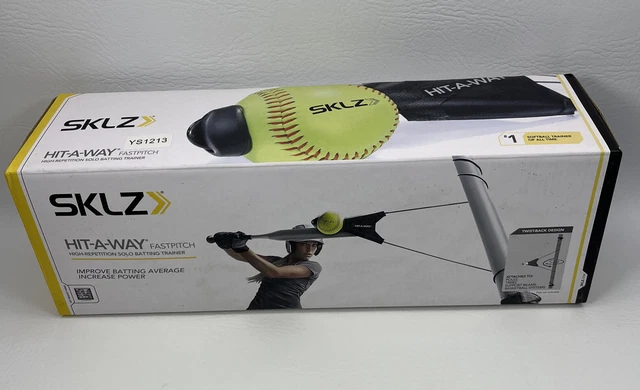 SKLZ Hit-A-Way Softball Swing Trainer Black/Yellow Original Box With Instruction