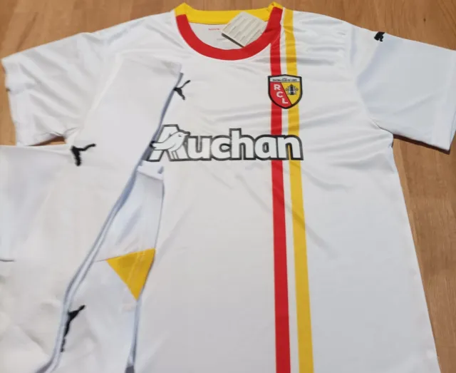 2023/24 Maillot Kits RC LENS Extérieur Enfant choix de 8 à 14 ans + Chaussettes