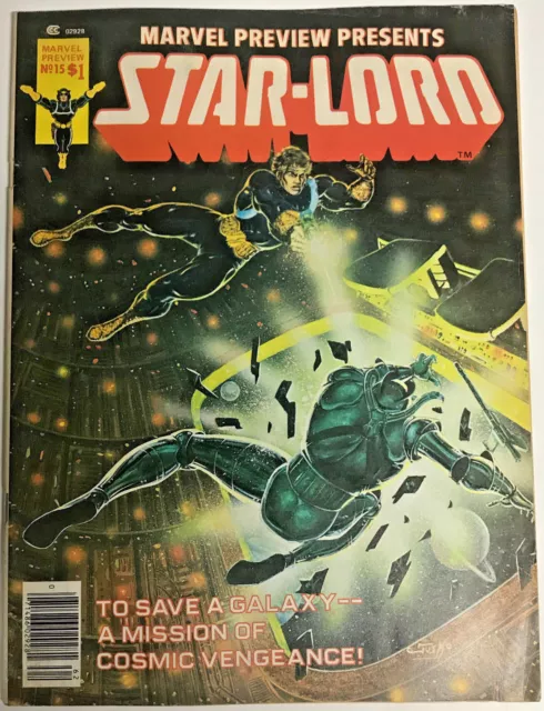 MARVEL PREVIEW 15 VF 1978 STAR-LORD Marvel Bronze Age magazine