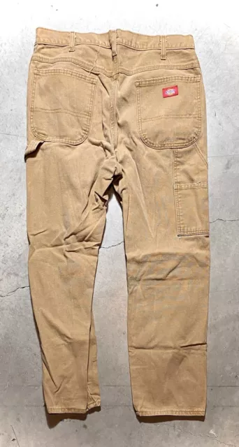 DICKIES RELAXED FIT Heavyweight Duck Carpenter Pants Jeans sz 36x30 $20 ...
