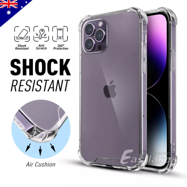 Ultra Clear Shockproof Bumper Case Cover for iPhone 15 14 Pro Max 13 12 11 XS XR