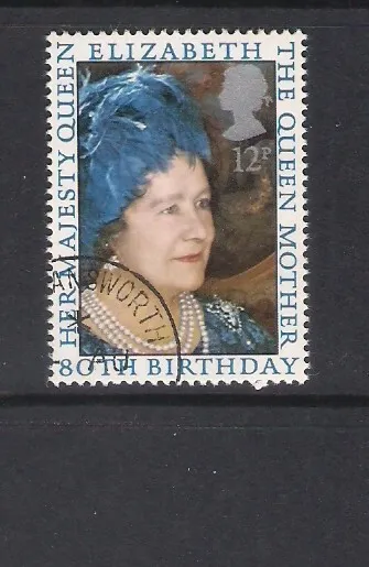 GB 1980 sg1129 francobollo reale 80° compleanno della regina madre ben usato