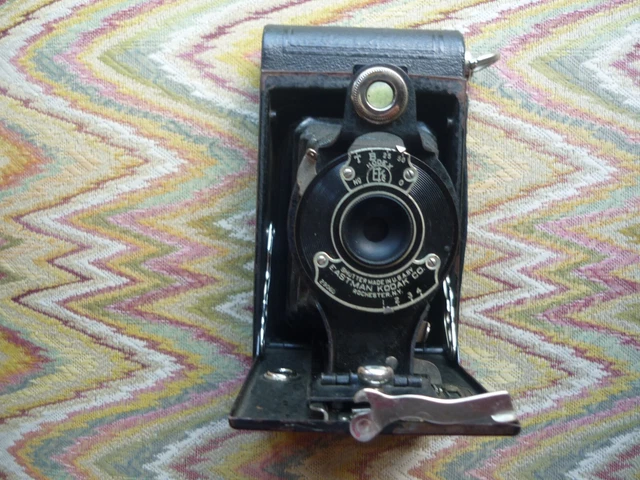 Macchina Fotografica A Soffietto Vintage Anni 40 Kodak Made In Usa Con Custodia