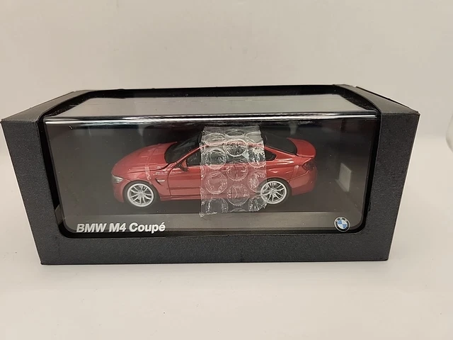 RARE HERPA 1:43 BMW M4 (F82) Coupe 2014, silver 80422348801