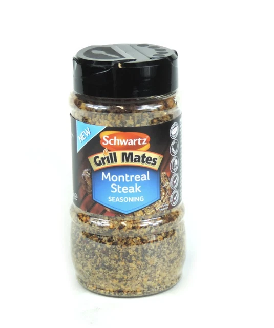 SCHWARTZ™ GRILL MATES 🔥 MONTREAL STEAK SEASONING 🍖 Large 370g Catering